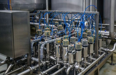 医薬品・食品工場向けサニタリー配管工事イメージ